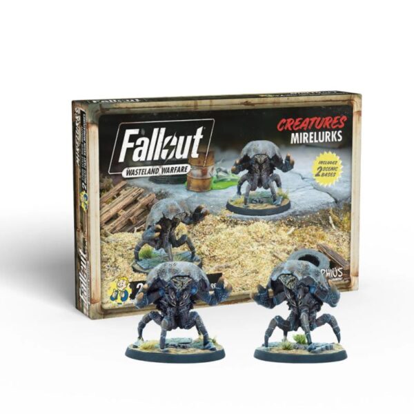 Modiphius Fallout: Wasteland Warfare   Fallout: Wasteland Warfare - Creatures: Mirelurks - MUH052010 - 5060523342822
