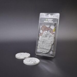 Gamers Grass    Temple Bases Round 60mm (x2 Unpainted) - GGRB-TR60 - 738956789624