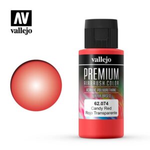 Vallejo    AV Vallejo Premium Color - 60ml - Candy Red - VAL62074 - 8429551620741