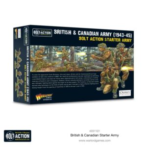 Warlord Games Bolt Action   British & Canadian Army (1943-45) Starter Army - 402011021 - 5060572507173