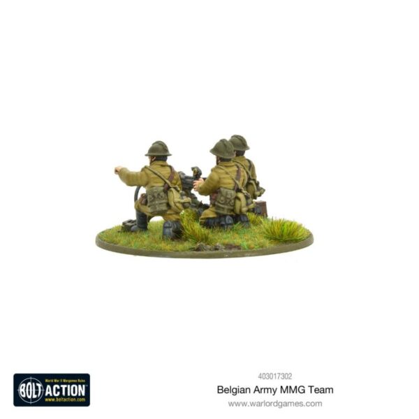 Warlord Games Bolt Action   Belgian Army MMG team - 403017302 - 5060572501737