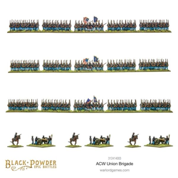 Warlord Games Black Powder Epic Battles   Black Powder Epic Battles: ACW Union Brigade - 312414003 - 5060572509245