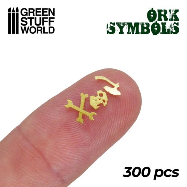 Green Stuff World    Etched Brass Ork Runes and Symbols - 8436574504705ES - 8436574504705