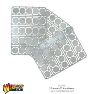 Warlord Games    Bag of 3 frames of 25mm Round Bases - 845200001 - 5060393708179