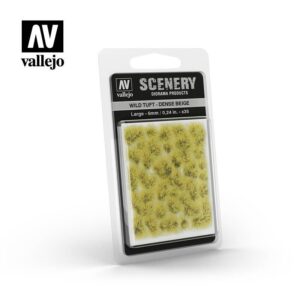 Vallejo    AV Vallejo Scenery - Wild Tuft - Dense Beige, Large: 6mm - VALSC412 - 8429551986106