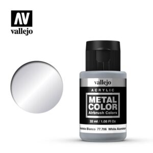 Vallejo    Metal Color - White Aluminium 32ml - VAL77706 - 8429551777063