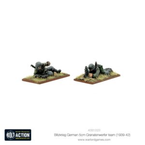 Warlord Games Bolt Action   Blitzkrieg German 5cm Granatenwerfer team (1939-42) - 403012023 - 5060572501799
