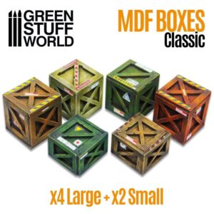 Green Stuff World    Classic Wood Crates - 8436574507973ES - 8436574507973