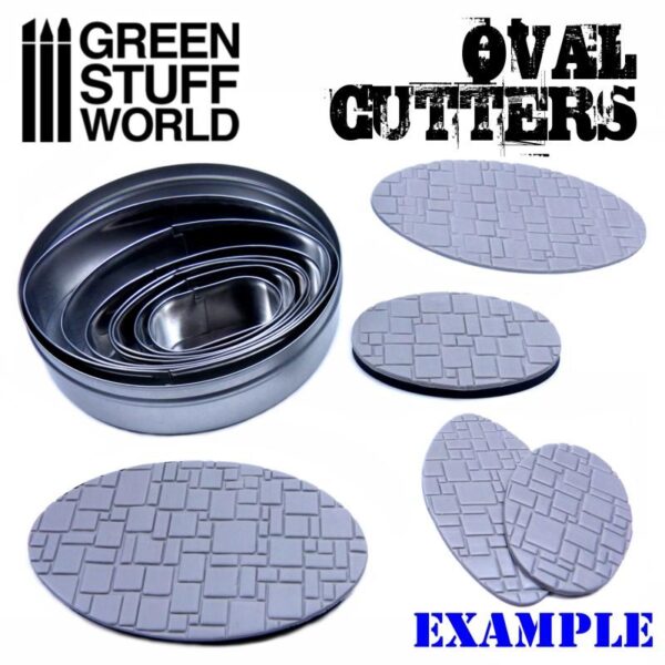 Green Stuff World    Oval Cutters for Bases - 8436574503579ES - 8436574503579