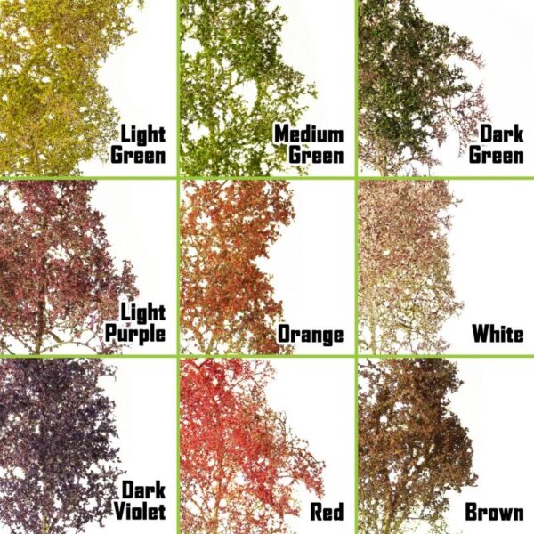 Green Stuff World    Micro Leaves - Dark Green Mix - 8435646501062ES - 8435646501062