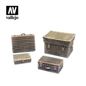 Vallejo    Vallejo Scenics - 1:35 Wicker Suitcases - VALSC227 - 8429551984966