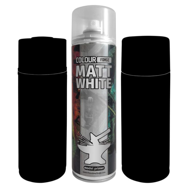 The Colour Forge    Colour Forge Spray: Matt White  (500ml) - TCF-SPR-002 - 5060843100935