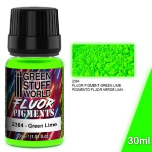Green Stuff World    Pigment FLUOR GREEN LIME - 8436574507232ES - 8436574507232