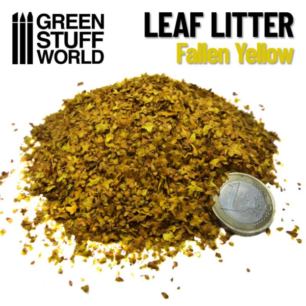 Green Stuff World    Leaf Litter - FALLEN YELLOW - 8435646508405ES - 8435646508405