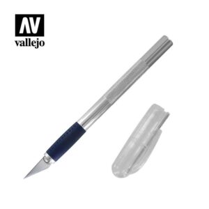 Vallejo    AV Vallejo Tools - Soft Grip Craft Knife #1 with #11 Blade - VALT06007 - 8429551930192