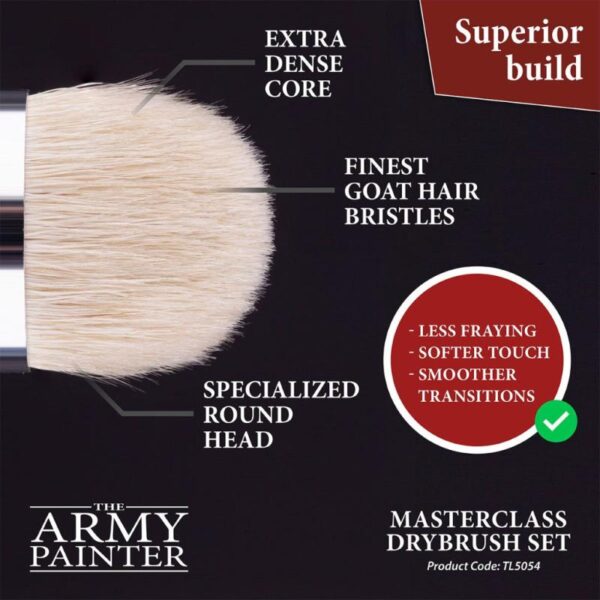 The Army Painter    Masterclass Drybrush Set - APTL5054 - 5713799505407