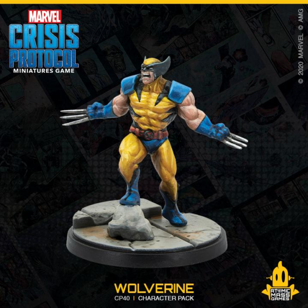Atomic Mass Marvel Crisis Protocol   Marvel Crisis Protocol: Wolverine and Sabretooth - CP40 - 841333112899