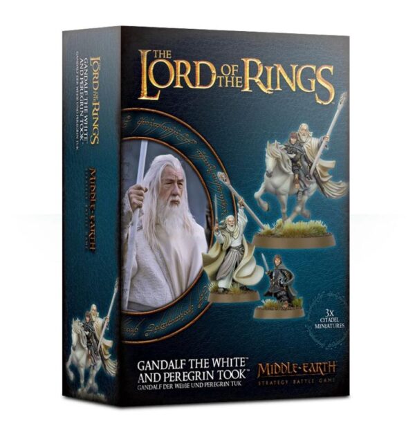 Games Workshop Middle-earth Strategy Battle Game   Lord of The Rings: Gandalf The White & Peregrin Took - 99121499037 - 5011921111312