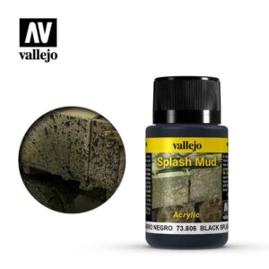 Vallejo    Weathering Effects 40ml - Black Splash Mud - VAL73806 - 8429551738064