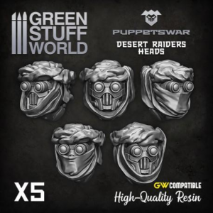 Green Stuff World    Desert Raiders heads - 5904873421373ES - 5904873421373