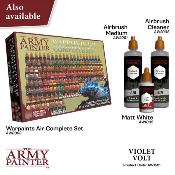 The Army Painter    Warpaint Air: Violet Volt - APAW1501 - 5713799150188