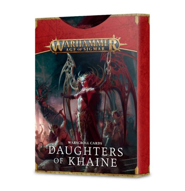 Games Workshop Age of Sigmar   Warscroll Cards: Daughters of Khaine - 60050212001 - 5011921174850