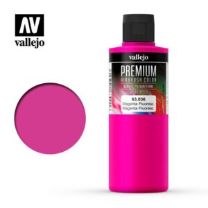 Vallejo    AV Vallejo Premium Color - 200ml - Fluorescent Magenta - VAL63036 - 8429551630368