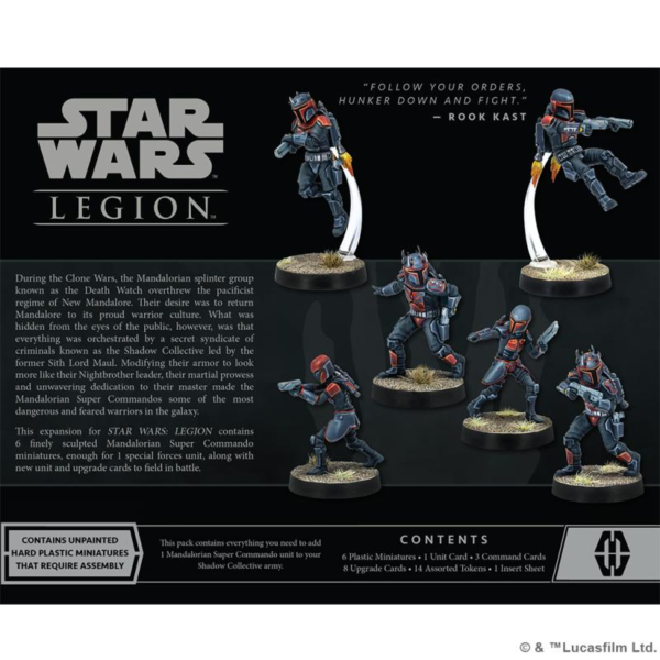 Atomic Mass Star Wars: Legion   Star Wars Legion: Mandalorian Super Commandos - FFGSWL94 - 841333116460