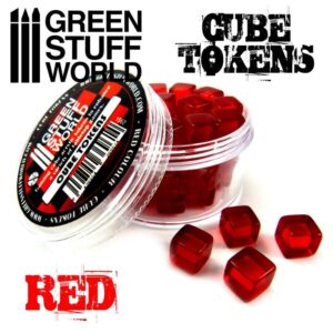 Green Stuff World    Red Cube tokens - 8436554369614ES - 8436554369614