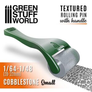 Green Stuff World    Rolling pin with Handle - Cobblestone Small - 8436574509823ES - 8436574509823