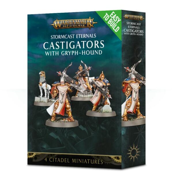 Games Workshop (Direct) Age of Sigmar   Easy To Build: Castigators with Gryph Hound - 99120218033 - 5011921099313