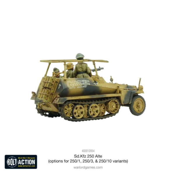 Warlord Games Bolt Action   Sd.Kfz 250 (Alte) half-track (250/1, 250/3 or 250/10 variants) - 402012054 - 5060917990653
