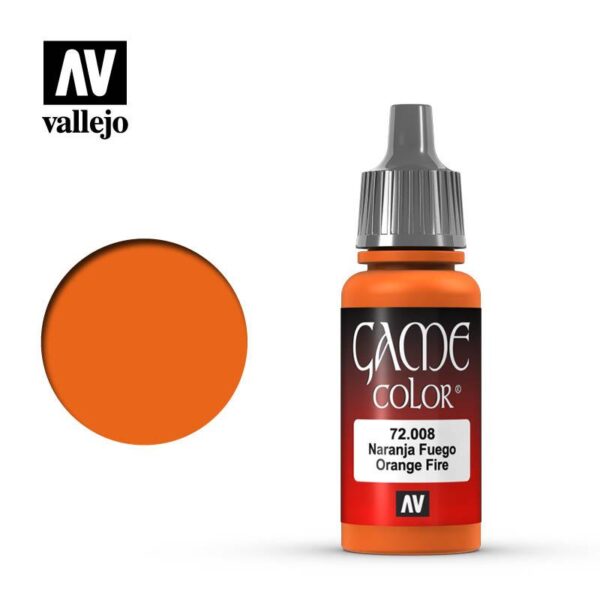 Vallejo    Game Color: Orange Fire - VAL72008 - 8429551720083