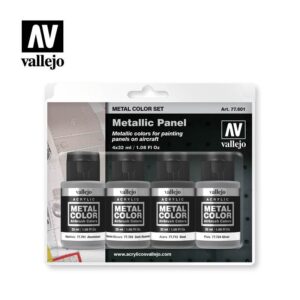 Vallejo    AV Vallejo Metal Color Set - Metallic Panel - VAL77601 - 8429551776011