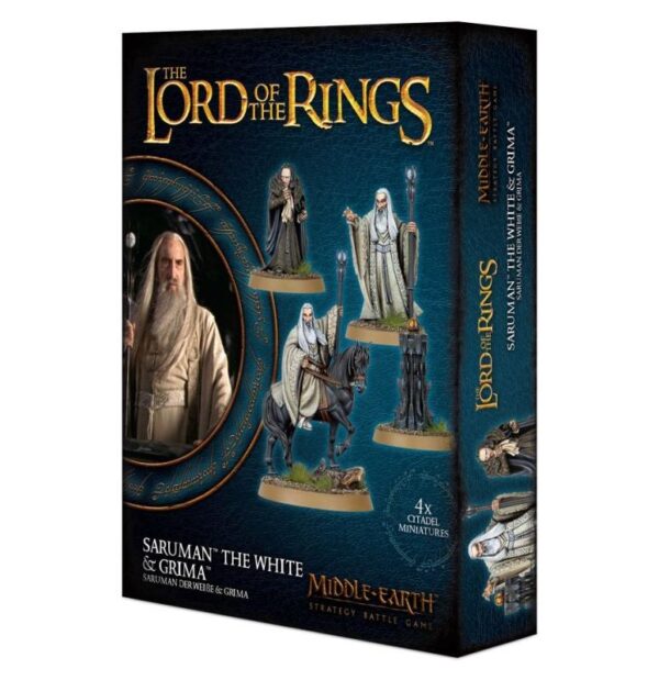 Games Workshop Middle-earth Strategy Battle Game   Lord of The Rings: Saruman the White & Grima Wormtongue - 99121464029 - 5011921133130