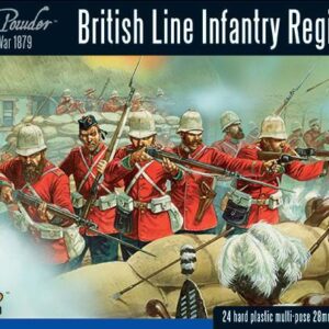 Warlord Games Black Powder   Anglo Zulu War British Line Infantry Regiment - 302014601 - 5060393706496
