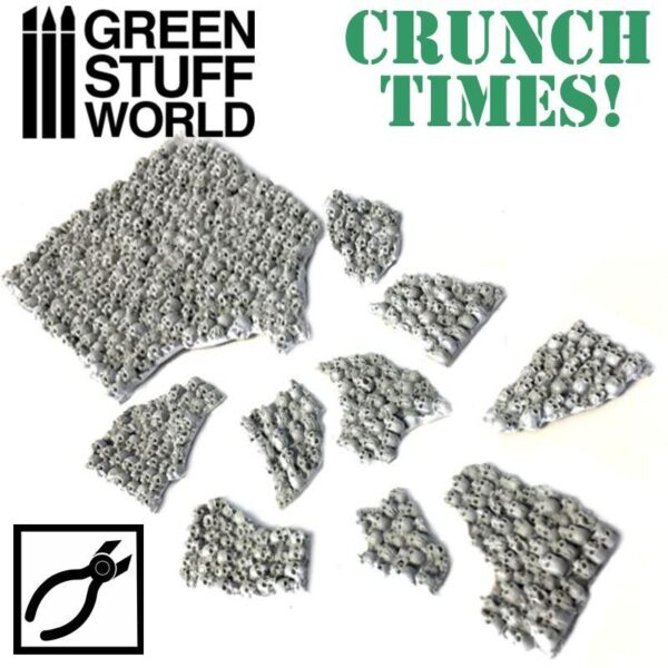 Green Stuff World    Stacked Skull Plates - Crunch Times! - 8436574500264ES - 8436574500264