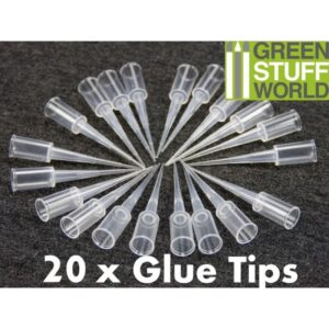 Green Stuff World    20x Precision tips for Super Glue Bottles - 8436554365067ES - 8436554365067