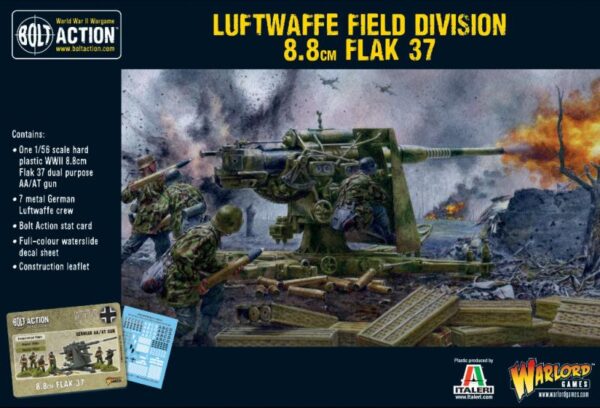 Warlord Games Bolt Action   Luftwaffe Field Division 88mm Flak 37 - 402212036 - 5060572503113