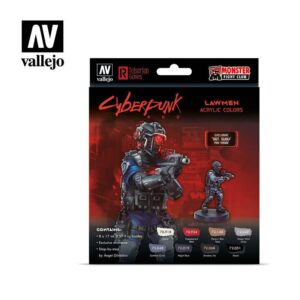 Vallejo    AV Vallejo Cyberpunk - Lawmen Sgt Suou (x8) & Figure - VAL72308 -
