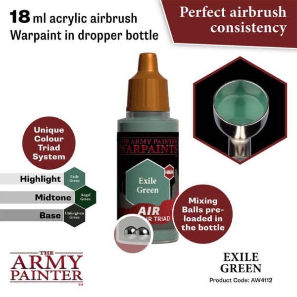 The Army Painter    Warpaint Air: Exile Green - APAW4112 - 5713799411289