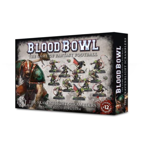 Games Workshop Blood Bowl   Blood Bowl: Skaven Team - The Skavenblight Scramblers - 99120906002 - 5011921146239
