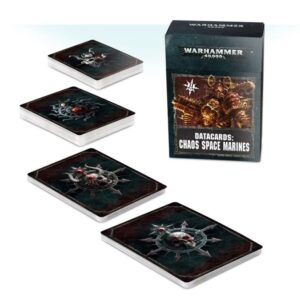Games Workshop Warhammer 40,000   Datacards: Chaos Space Marines (old) - 60220102007 - 5011921114214