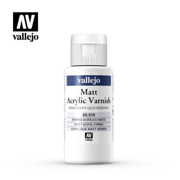 Vallejo    Vallejo - Acrylic Matt Varnish - 60ml - VAL26518 - 8429551265188