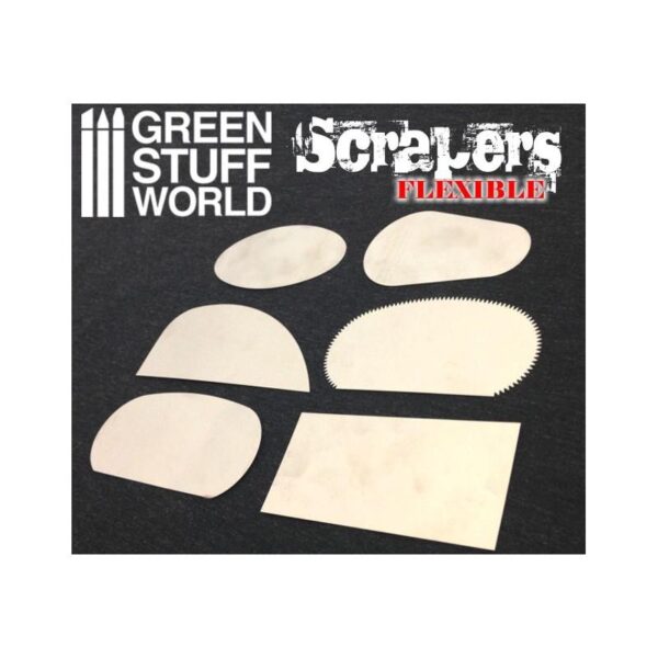 Green Stuff World    Flexible Steel Scrapers - 8436554363421ES - 8436554363421