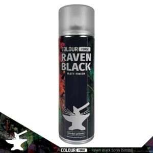 The Colour Forge    Colour Forge Spray: Raven Black  (500ml) - TCF-SPR-027 - 5060843101932