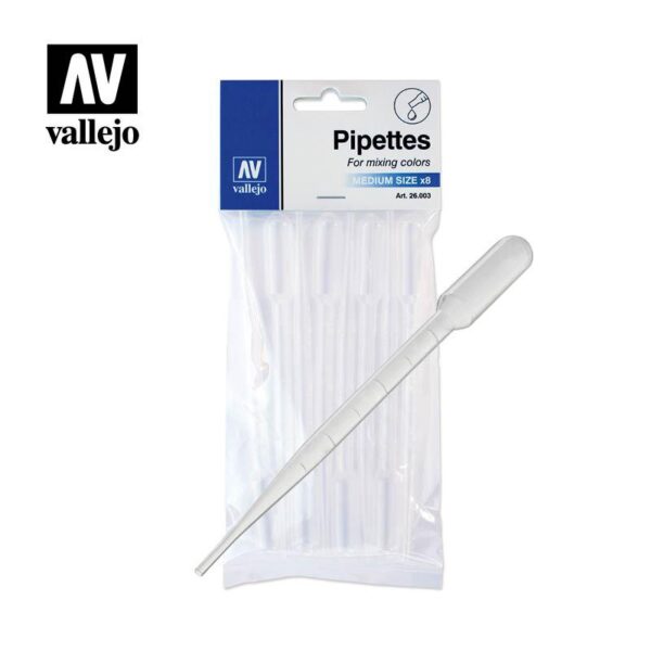 Vallejo    AV Vallejo - Pipettes Medium Size x 8 (3ml) - VAL26003 - 8429551260039