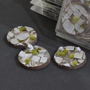 Gamers Grass    Battle Ready: Temple Bases Round 50mm (x3) - GGB-TR50 -