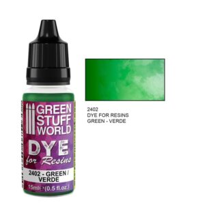 Green Stuff World    Dye for Resins GREEN - 8436574507614ES - 8436574507614