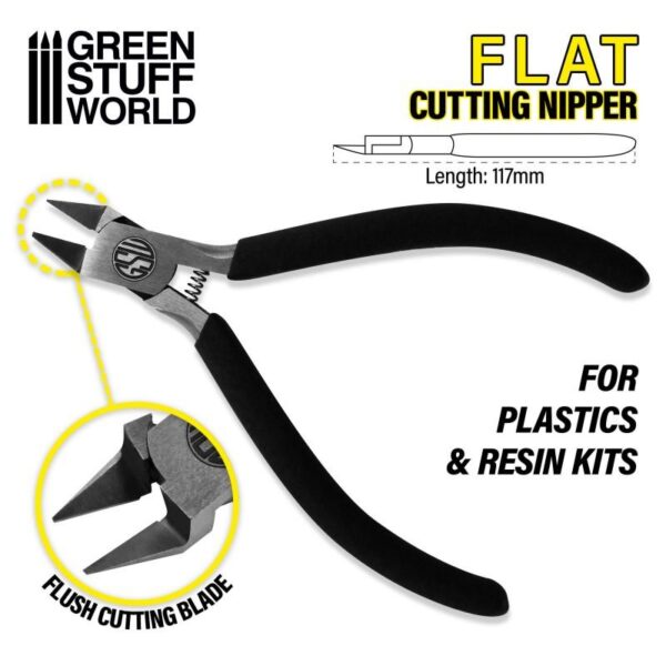 Green Stuff World    Flat Cutting Nipper - 8436574509205ES - 8436574509205